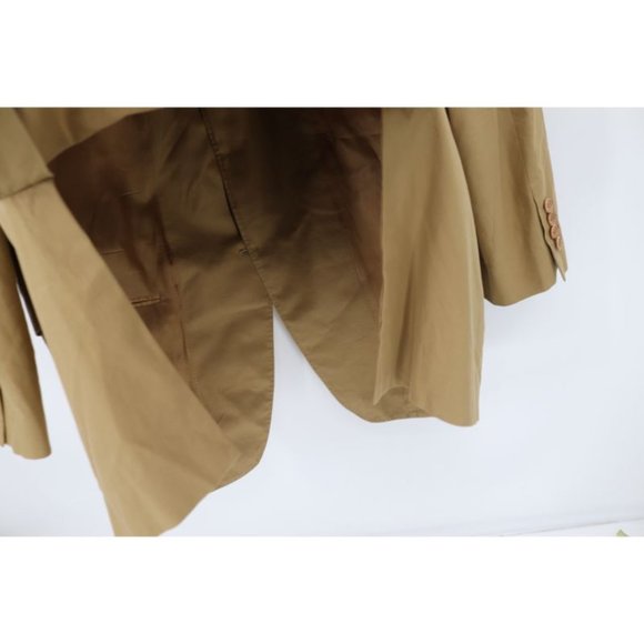 Sartoria partenopea sport coat mens 48 3 button half lined Italy‎ made cotton - Picture 6 of 16